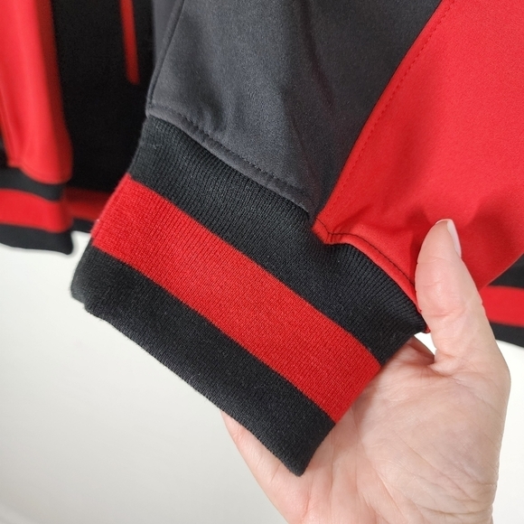 HOLLOWAY SNAP FRONT VARSITY NYLON JACKET - Picture 8 of 10